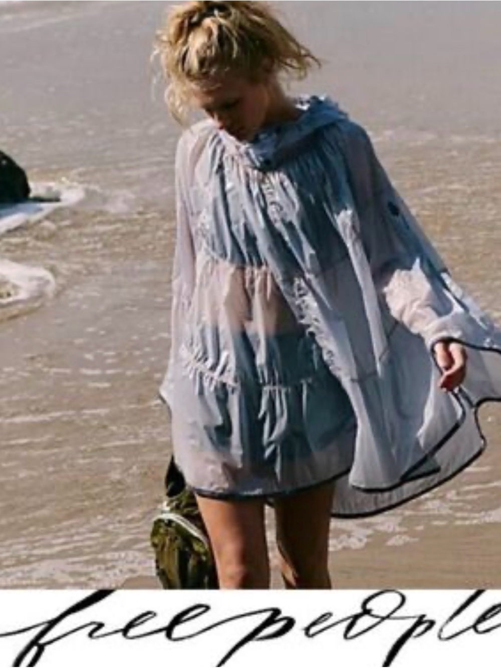 Free People Rain Drop Packable Poncho - Picture 3 of 3